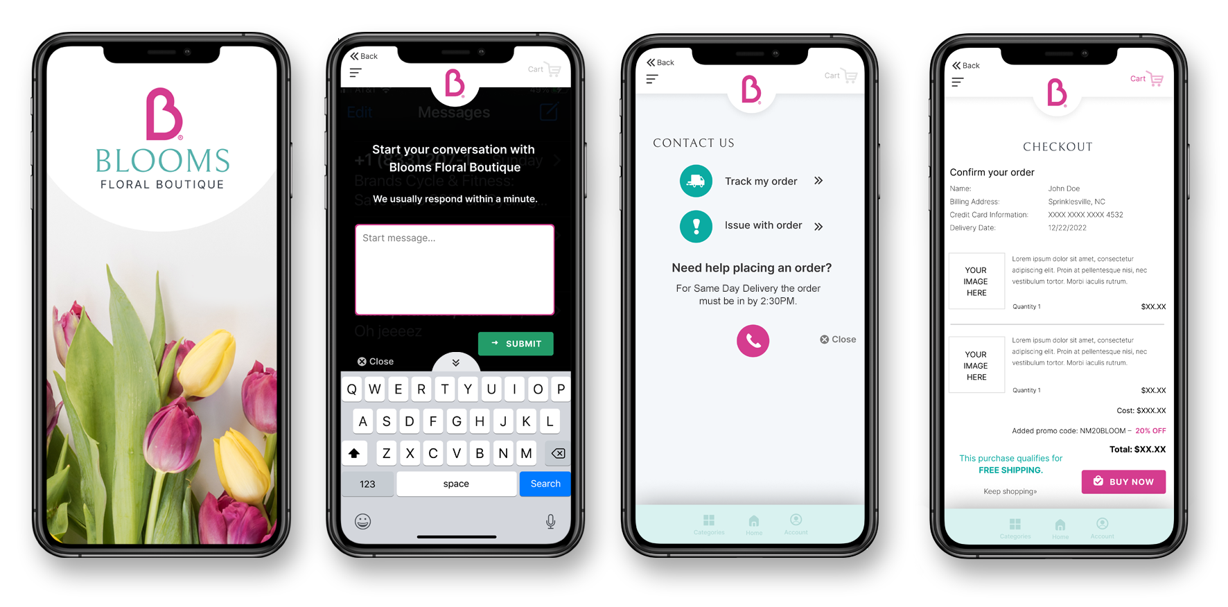 4 Across app design